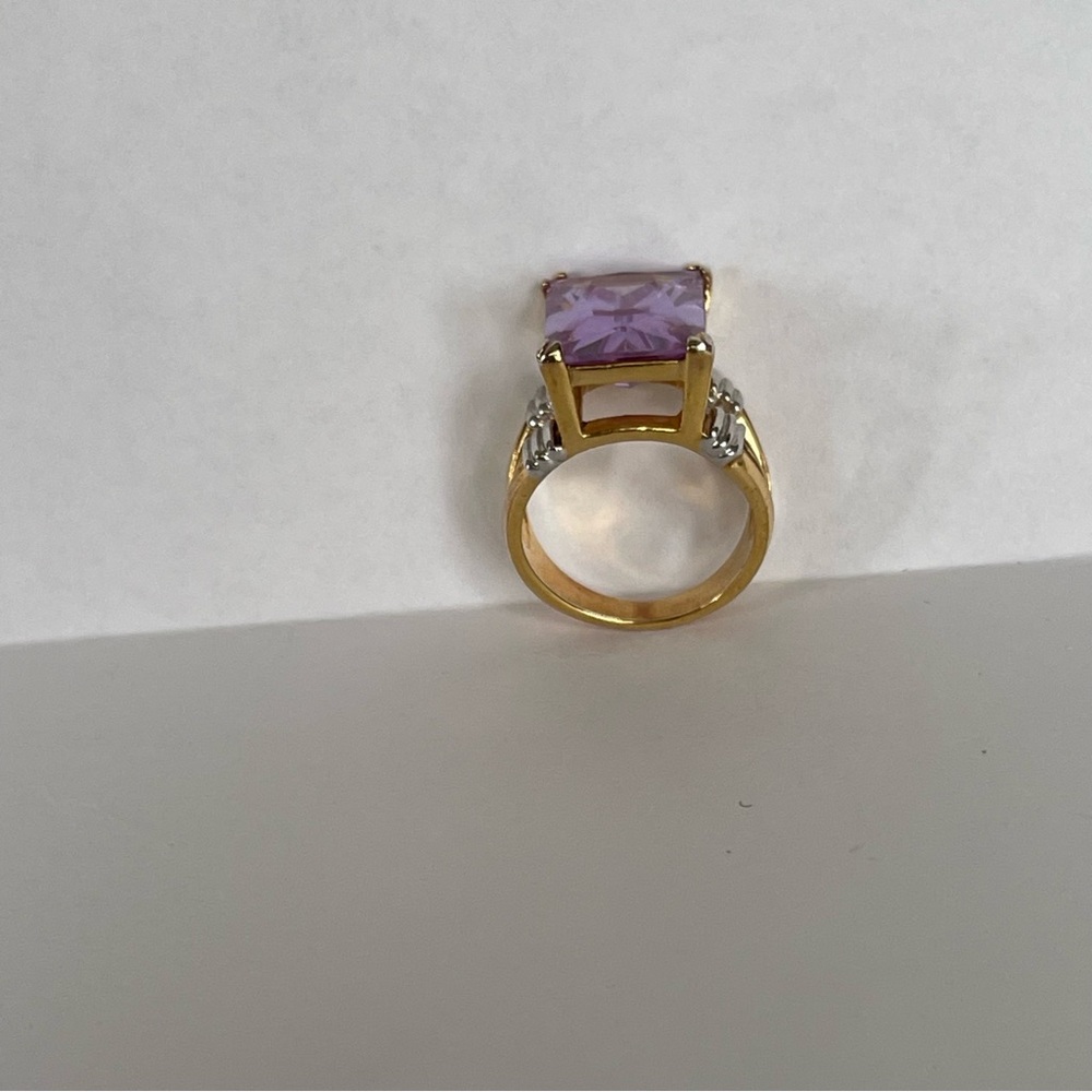 Statement Ring: Dazzling Purple Gem Cocktail Ring… - image 5
